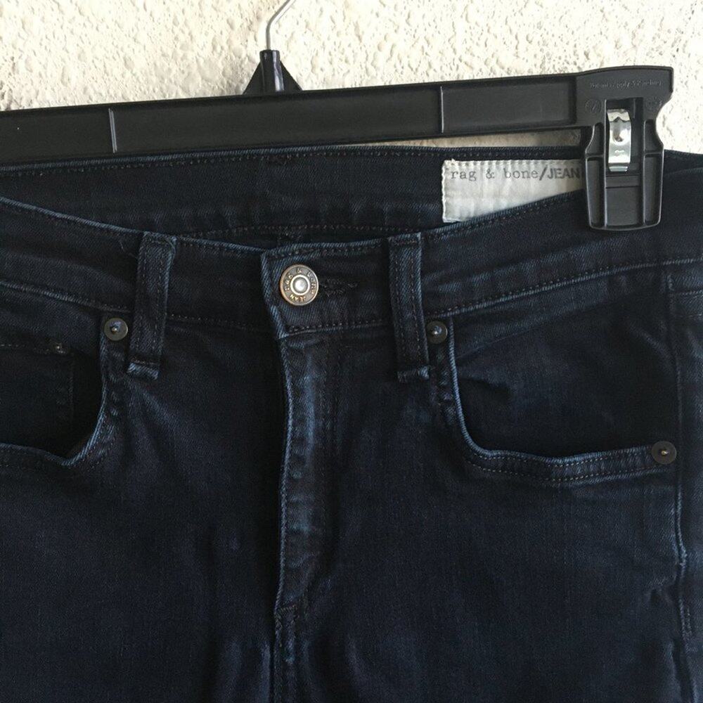 Rag & Bone Women's Skinny Dark Wash Jeans 27 Style W1222K520 - Picture 6 of 12
